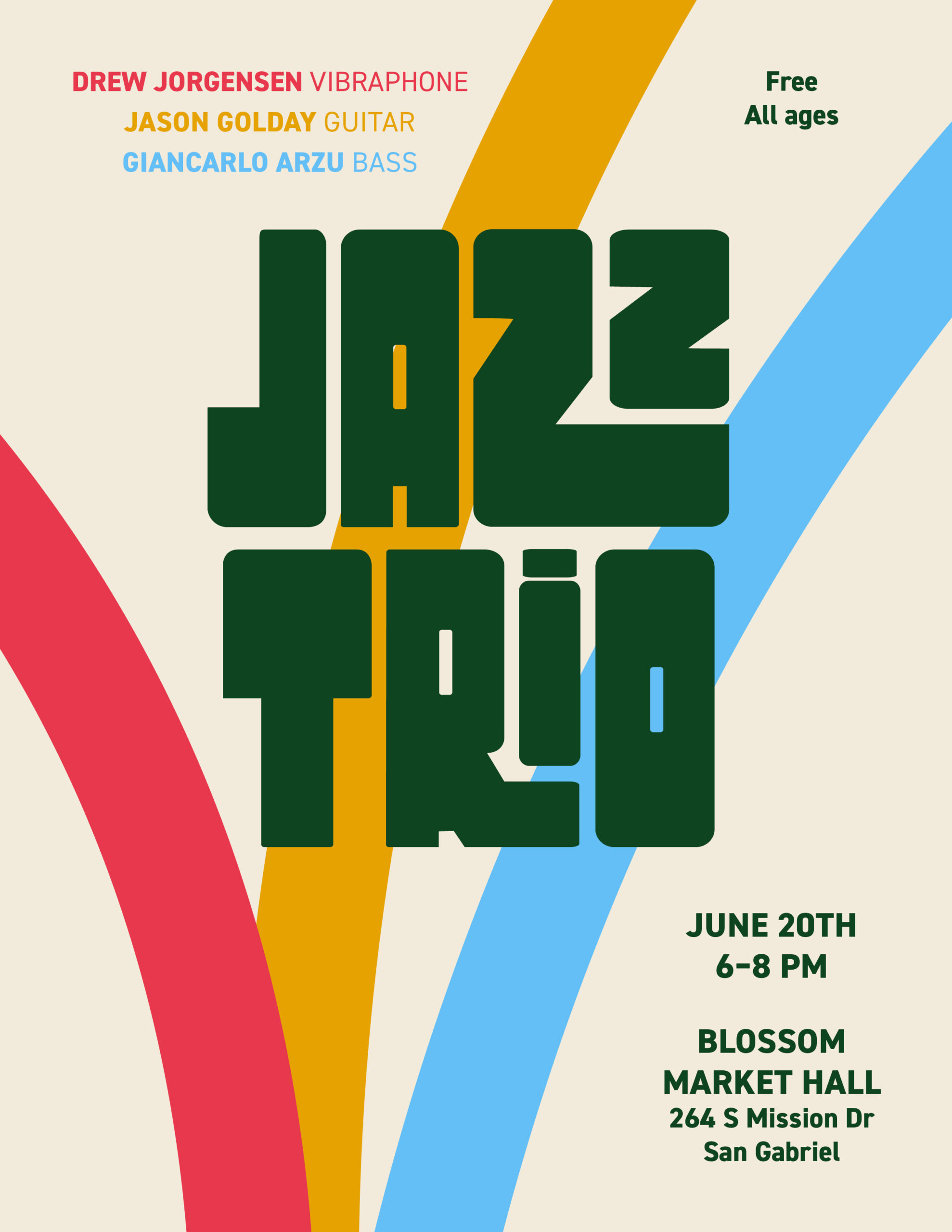Live Entertainment - Jazz Trio - Blossom Market Hall